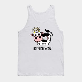 Holy Holey Cow Cute Animal Pun Tank Top